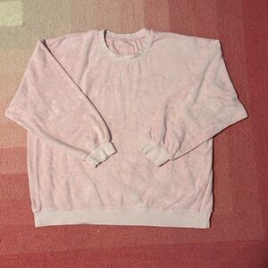 Daily Drills Light Pink Crew Neck Sweater